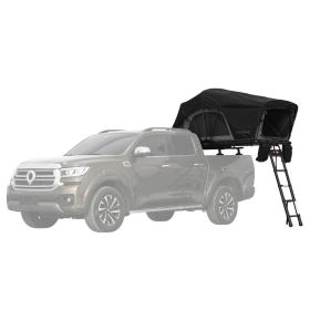 ILANDER Lite Cruiser Roof Top Tent 120cm, Entry level Overland Aluminium Fold Out Style Car Roof Tent for Sedan Van SUV Truck Camping Waterproof,Windp