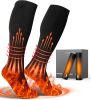 Wavmill Rechargeable Heated Set - Heated Socks and Hand Warmers for Men - 2 Packs 12000mAh Electric Foot Warmers - Gifts for Hunting, Fishing, Skiing