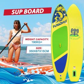 Free Shipping Dropshipping  CA WAREHOUSE SUP Stand Up Paddle Board FW28D 350*87*15cm Inflatable Paddleboard  Surfboard with ISUP Sup Board Surf Board