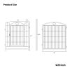 Dog Playpen Indoor 32 inch 8 Panels Metal Dog Pen Pet Dog Fence Outdoor Exercise Pen with Doors, Heavy Duty Dog Fence Puppy Pen for Large Medium Small