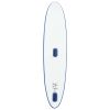 Inflatable Stand Up Paddleboard with Sail Set Blue and White