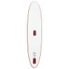 Inflatable Stand Up Paddleboard with Sail Set Red and White