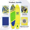 Free Shipping Dropshipping  CA WAREHOUSE SUP Stand Up Paddle Board FW28D 350*87*15cm Inflatable Paddleboard  Surfboard with ISUP Sup Board Surf Board