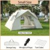 All-season tent, portable folding fully automatic camping tent, two-person/four-person camping tent, waterproof material, windproof, essential for cam