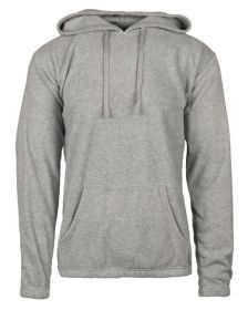 Burnside B3500 Unisex Pullover Hooded Polar Fleece (Color: HEATHER GREY, size: XL)