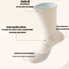 Men Compression Running Socks Quarter Crew Athletic Cushioned Breathable Anti Blister Sweat Odor For Running Hiking Cycling Fitness